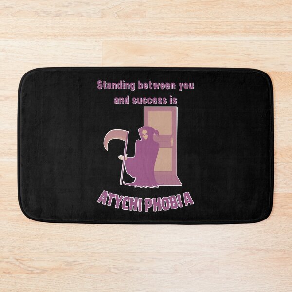 Item preview, Atychiphobia Won't Hold You Back - Grim Reaper Illustration designed and sold by ElLocoMus.