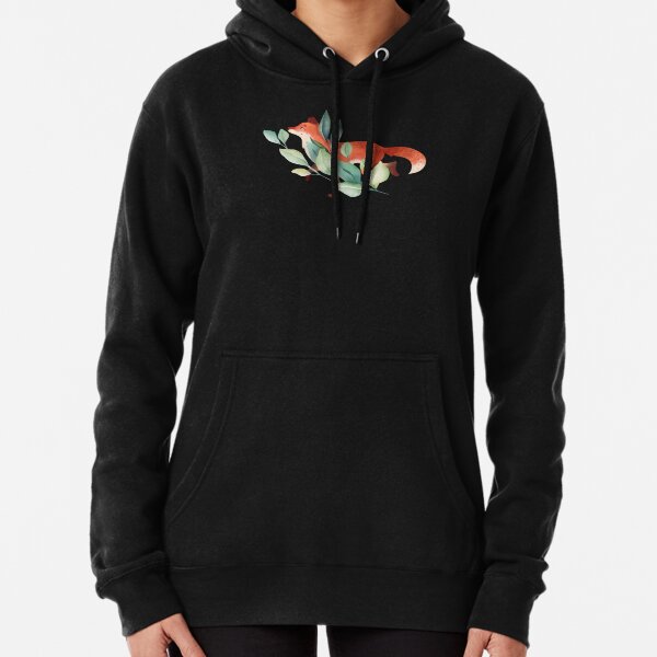 fox in the jungle Pullover Hoodie