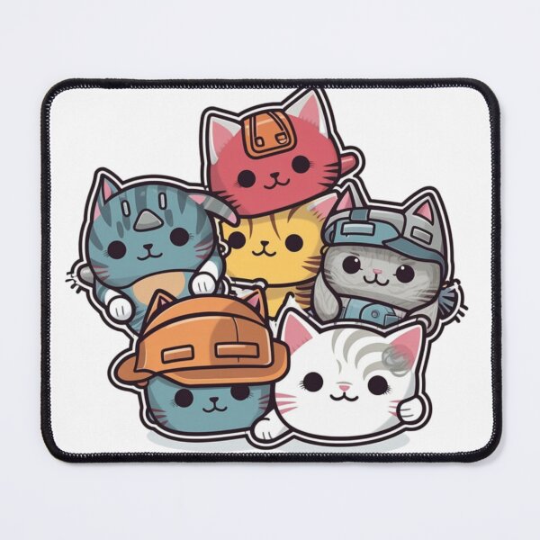 Item preview, Catswithhardhats Sticker designed and sold by asurathunder.