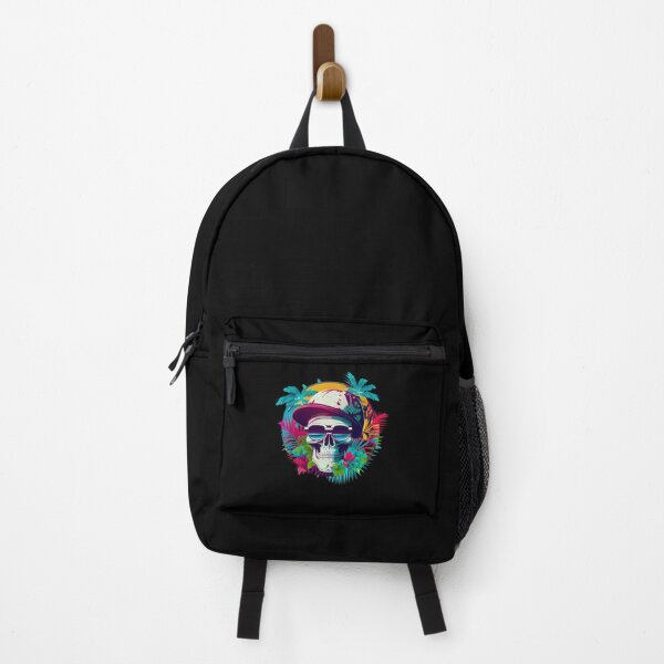 Item preview, Tropical Skull with Sunglasses and Baseball Cap designed and sold by FiveIntentions.