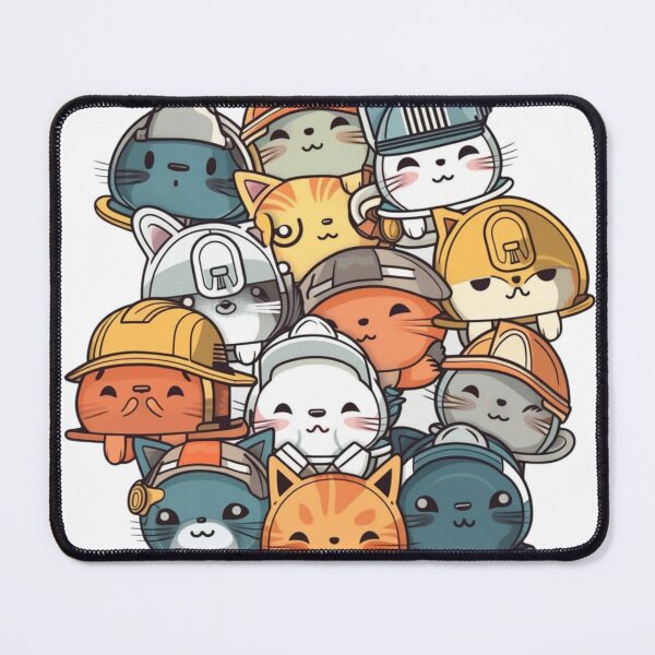 Item preview, Catswithhardhats Sticker designed and sold by asurathunder.