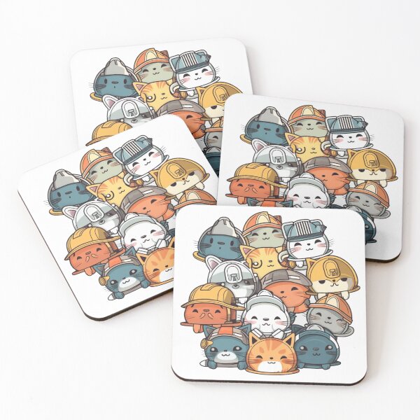Item preview, Catswithhardhats Sticker designed and sold by asurathunder.