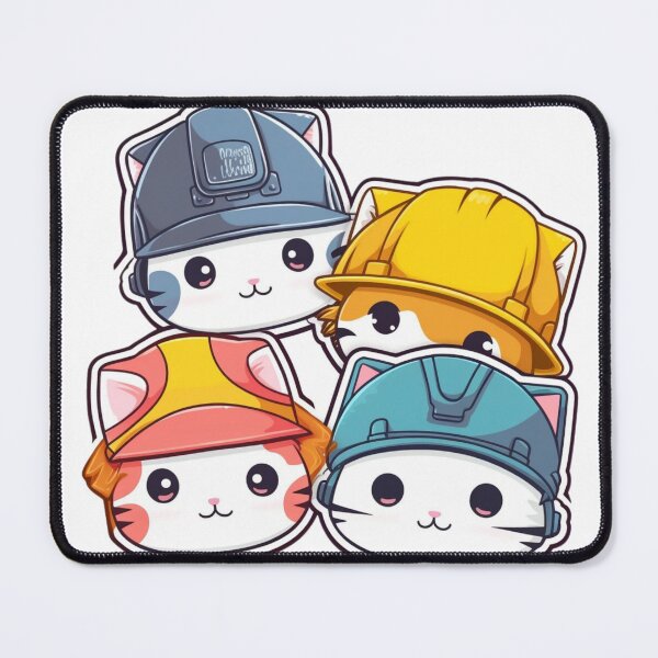Item preview, Catswithhardhats Sticker designed and sold by asurathunder.