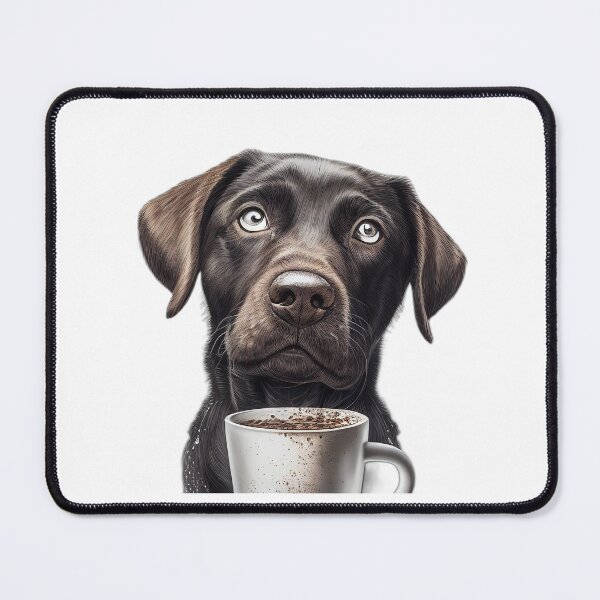 Item preview, Labrador Dog Coffee Lover designed and sold by Pixel4Art.