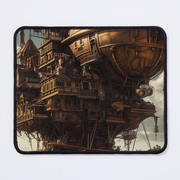 Item preview, Take to the skies with this incredible steampunk ship! designed and sold by CreationP.