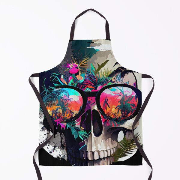 Item preview, Modern Tropical Skull with Sunglasses designed and sold by FiveIntentions.