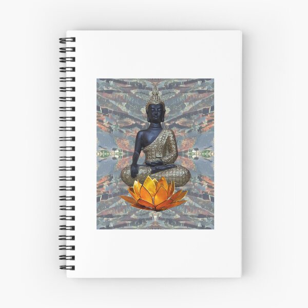 Item preview, Buddha Purnima - Black and Golden Buddha Mandala with Zen Lotus designed and sold by GalleryNora.
