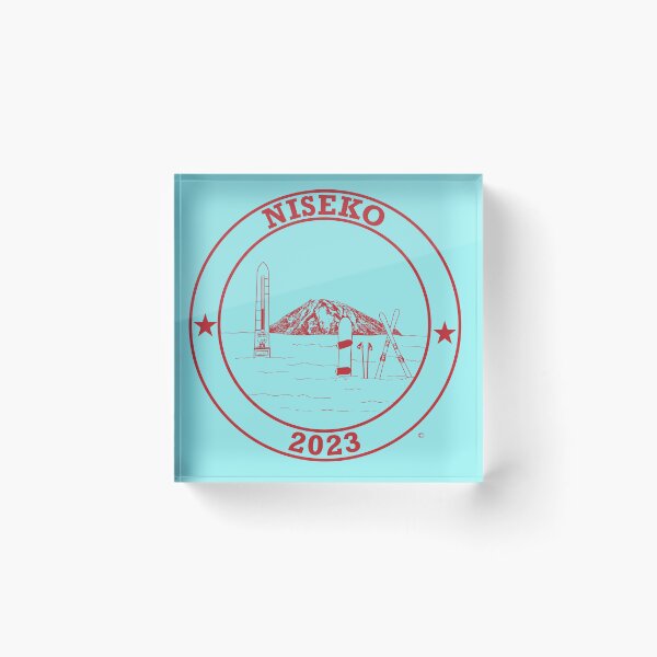 Item preview, Niseko Ski and Board 2023 Red designed and sold by ClaireBillson.