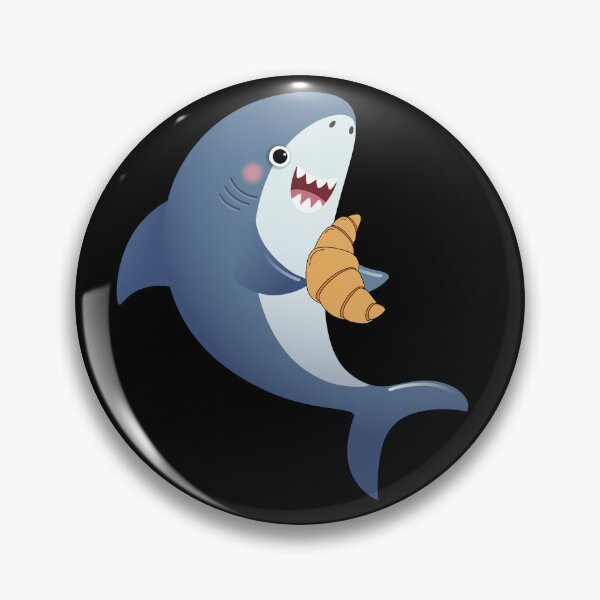 Item preview, Shark Croissant shirt, shark croissant sticker, shark croissant designed and sold by Dunn Designs.
