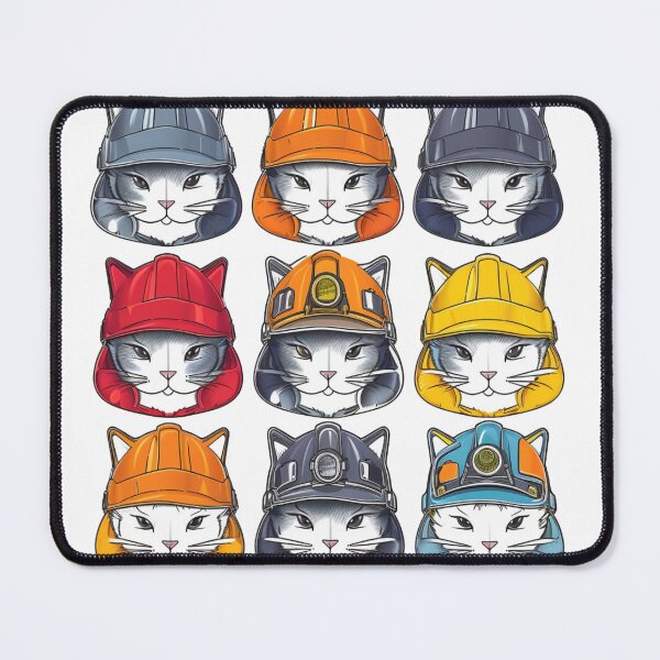 Item preview, Catswithhardhats Sticker designed and sold by asurathunder.