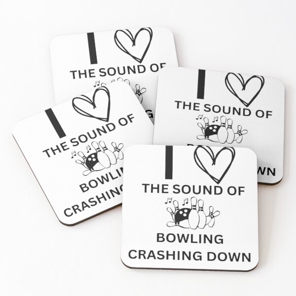 Item preview, I love the sound of bowling crashing down designed and sold by funkyfreshfinds.