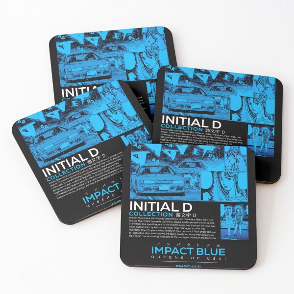 Item preview, Impact Blue Street wear apparel merch Initial D designed and sold by TheSlipstream.