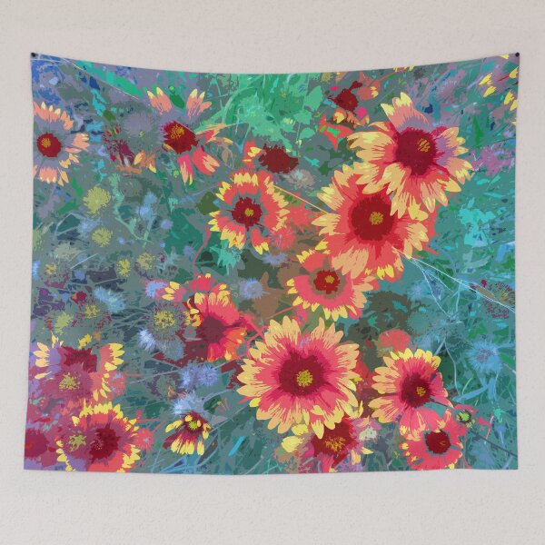 Item preview, Flowers Floral Botanical in the Garden Pretty Colors 2 of 4 designed and sold by Beachy.