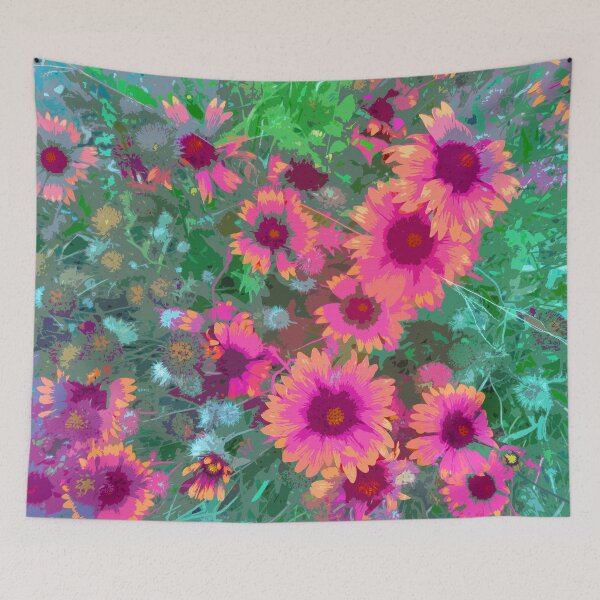 Item preview, Flowers Floral Botanical in the Garden Pretty Colors 3 of 4 designed and sold by Beachy.
