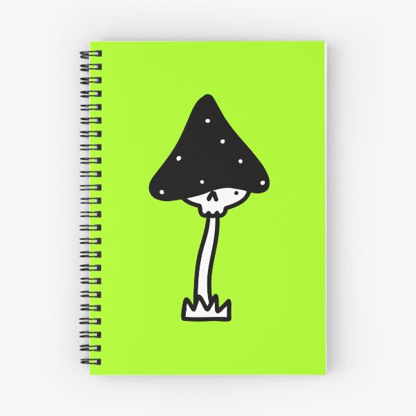 Item preview, Mushroom Skull Black and White designed and sold by BoredCatCo.