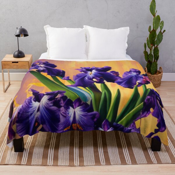 Aperçu de l'œuvre Peinture d'iris - Forme d'art visuel créée et vendue par HOMEDESIGNPRINT.