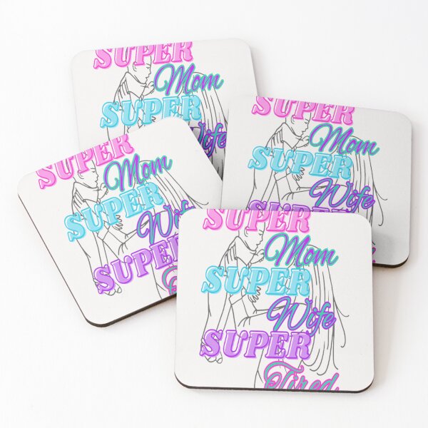 Item preview, Super Mom Super Wife Super Tired, Bohemian Mothersday Stepmom, Super Mom Super Wife Mothersday designed and sold by Adri Barnard.