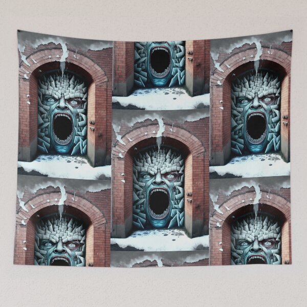 Item preview, Sensation Street Art G-M-Designs scream from wall niche designed and sold by G-M-Designs.