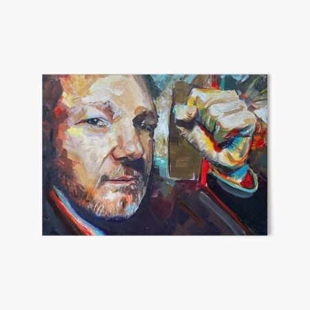 The Disappearing Of Julian Assange: Death To A Story Art Board Print