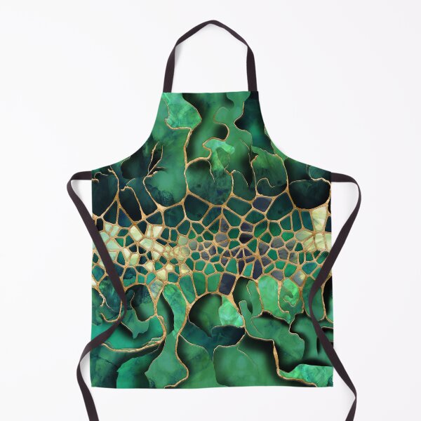 Item preview, Emerald Marble cells abstract art designed and sold by k9printart.