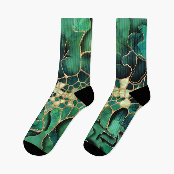Item preview, Emerald Marble cells abstract art designed and sold by k9printart.