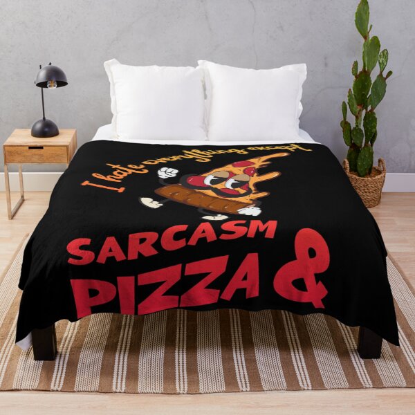 Item preview, I Hate Everything Except Sarcasm And Pizza designed and sold by ElLocoMus.