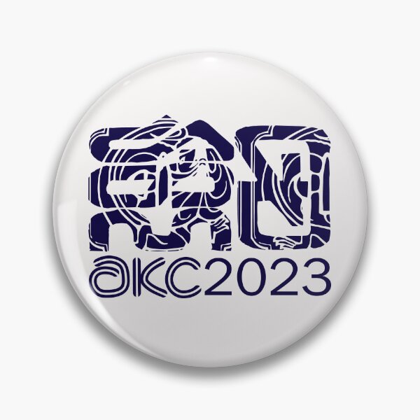 Item preview,  Official AKC2023 logo in navy designed and sold by AKC2023.