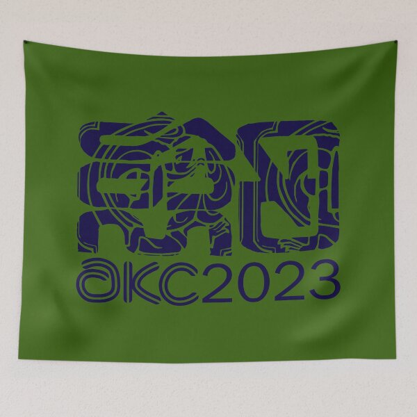 Item preview,  Official AKC2023 logo in navy designed and sold by AKC2023.