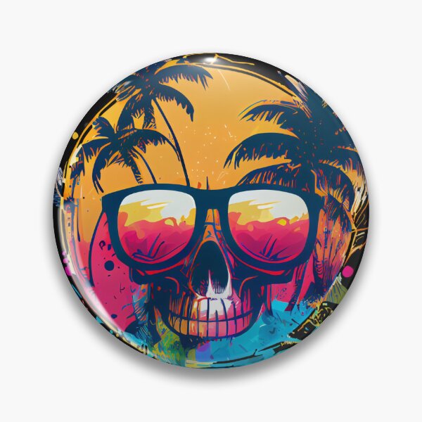 Item preview, Tropical Skull Jaw with Sunglasses designed and sold by FiveIntentions.