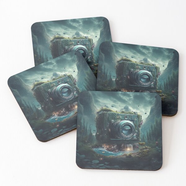 Item preview, Mystical Visions | Surrealistic Digital Art Of Camera in Mountains designed and sold by tnkmore.