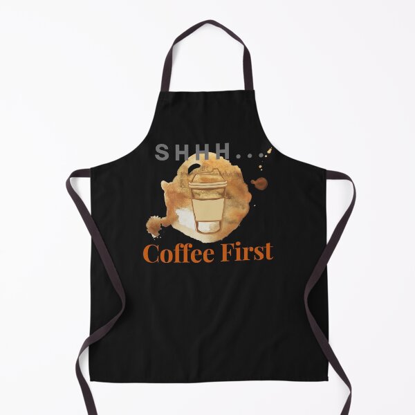 Item preview, Shhh Coffee First Funny T-Shirt & Gifts For Caffeine - Coffee Lover & Coffee Addict designed and sold by Kenny789.