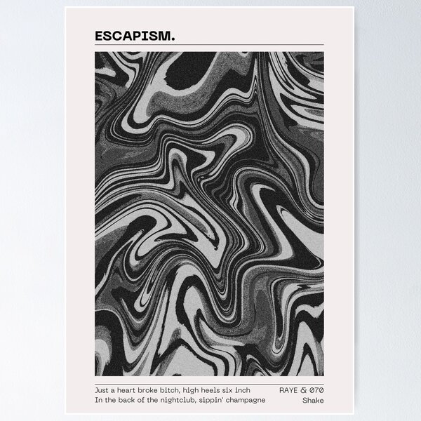 Item preview, escapism raye and 070 shake designed and sold by catdiasart.
