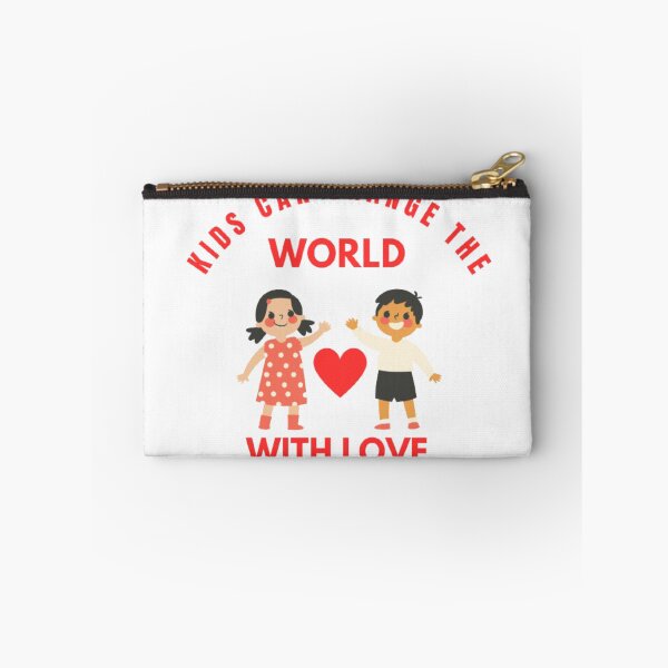 Item preview, Kids Can Change The World With Love - Red Design designed and sold by funkyfreshfinds.
