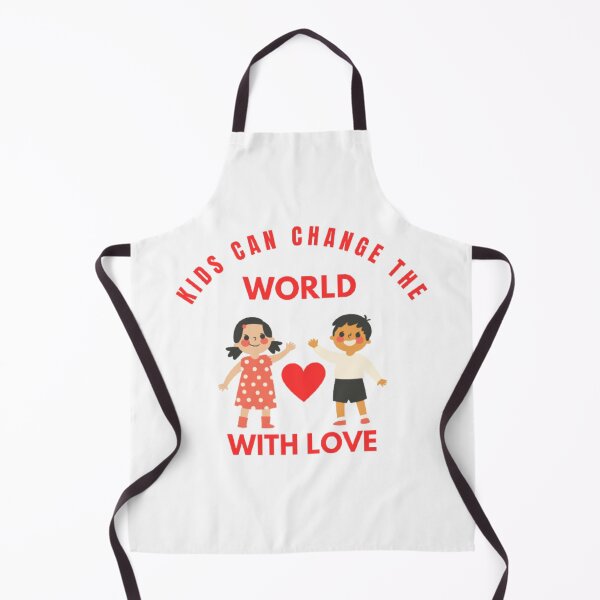 Item preview, Kids Can Change The World With Love - Red Design designed and sold by funkyfreshfinds.