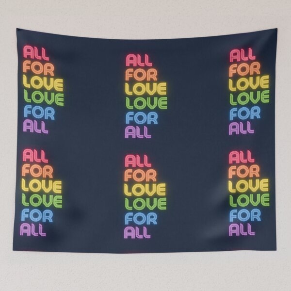 Item preview, All For Love Love For All! designed and sold by joysandone.