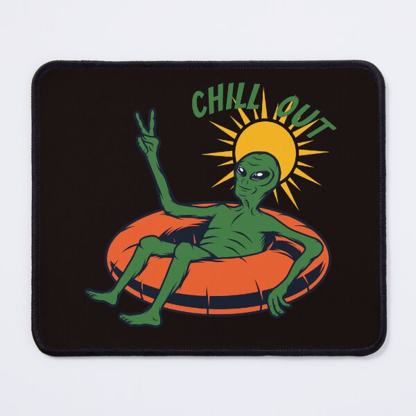 Item preview, summer alien sun chill out extraterrestrial funny alien designed and sold by ReneMM.