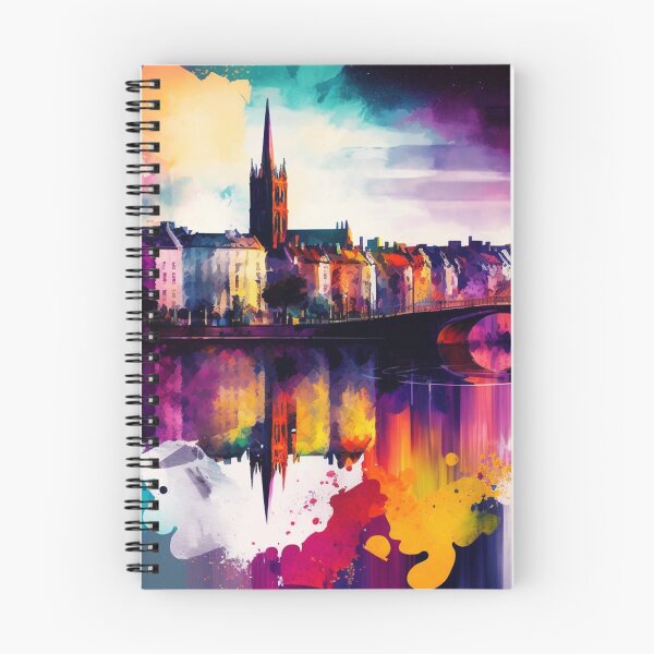 Item preview, Abstract Cityscape - Dublin designed and sold by ashleyburley.