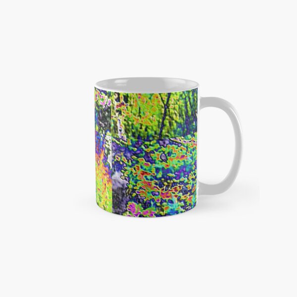Woodland Abstract Art Pattern Classic Mug