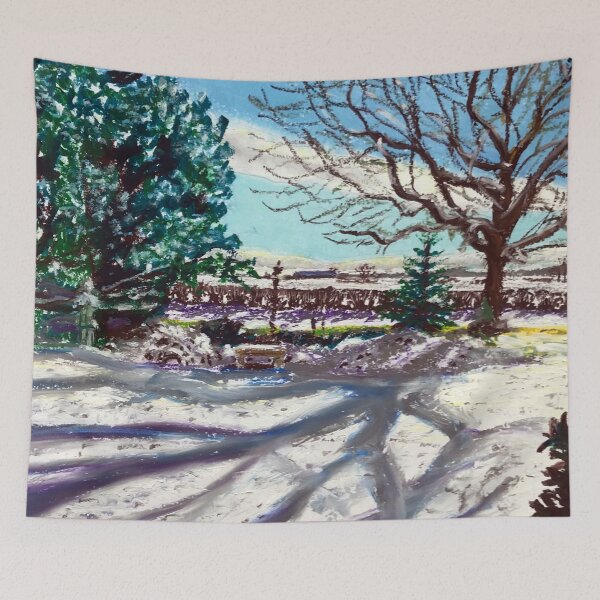 Artikelvorschau, Blauer Himmel-langer Baum-Schatten entworfen und verkauft von Catherine Holland.