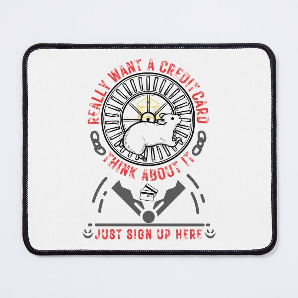 Item preview, The Rat Race "Credit Card Debt" designed and sold by KMRmerchDesigns.