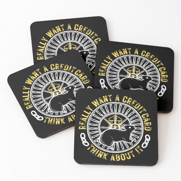 Item preview, The Rat Race "Credit Card Debt" designed and sold by KMRmerchDesigns.
