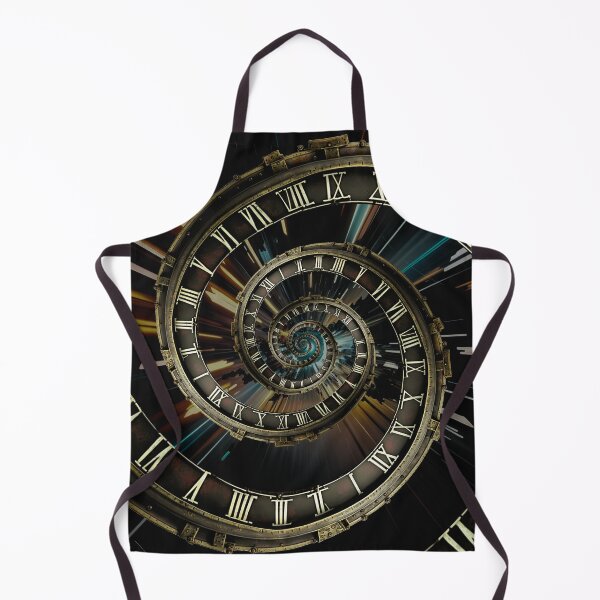 Item preview, Infinity time spiral in space, antique old clock designed and sold by SvarunPogani.