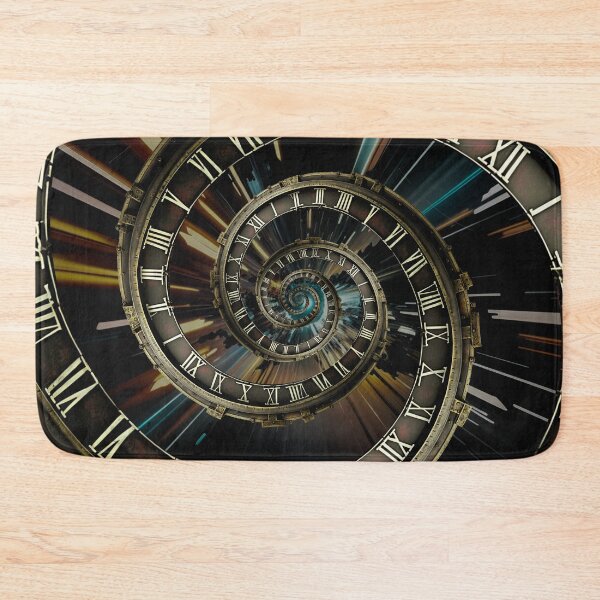 Item preview, Infinity time spiral in space, antique old clock designed and sold by SvarunPogani.