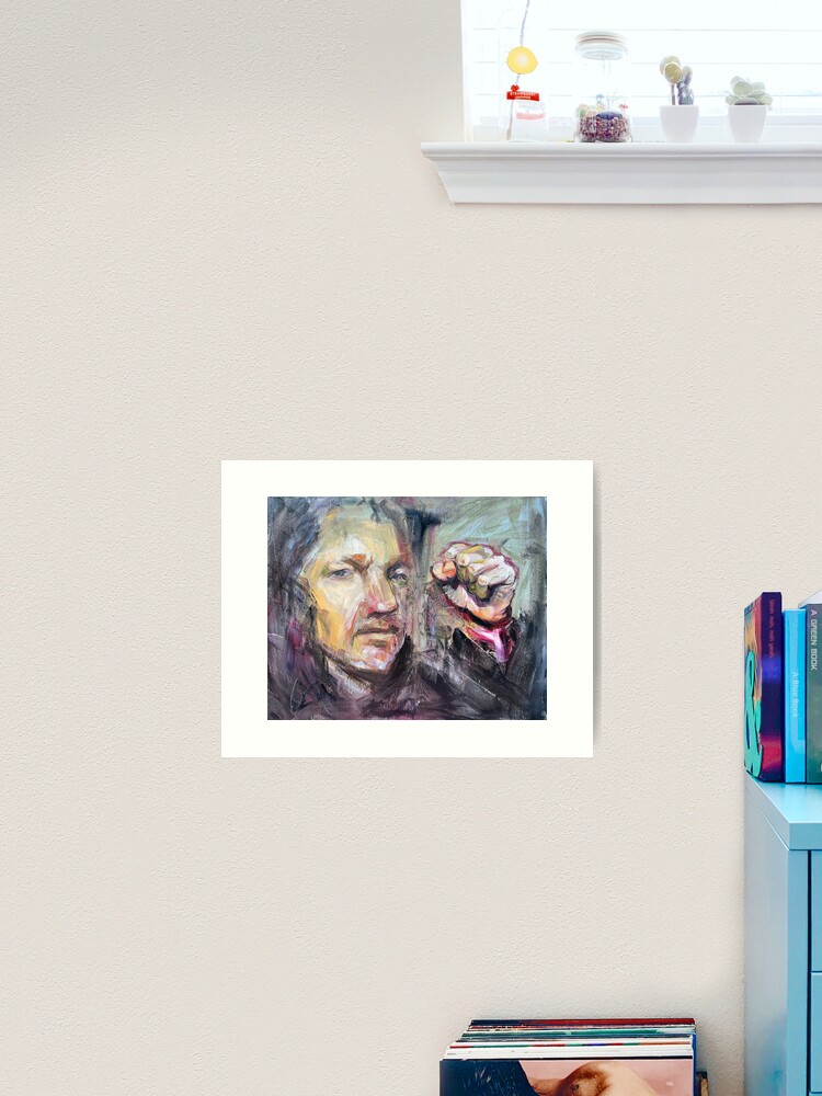 Thumbnail 2 of 3, Art Print, Assange 9/1000 designed and sold by caitoz.