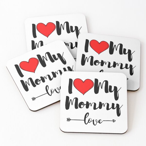 Item preview, I Love My Mommy Big Red Heart designed and sold by BoomBoomBaby.