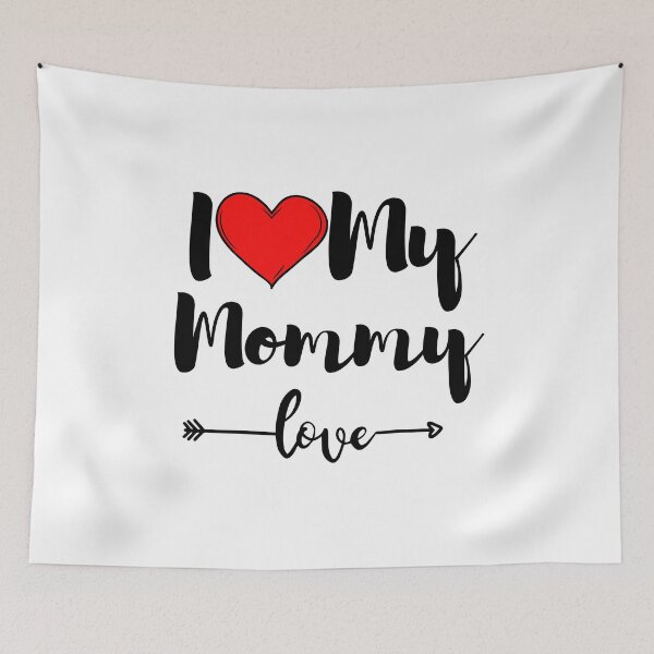Item preview, I Love My Mommy Big Red Heart designed and sold by BoomBoomBaby.