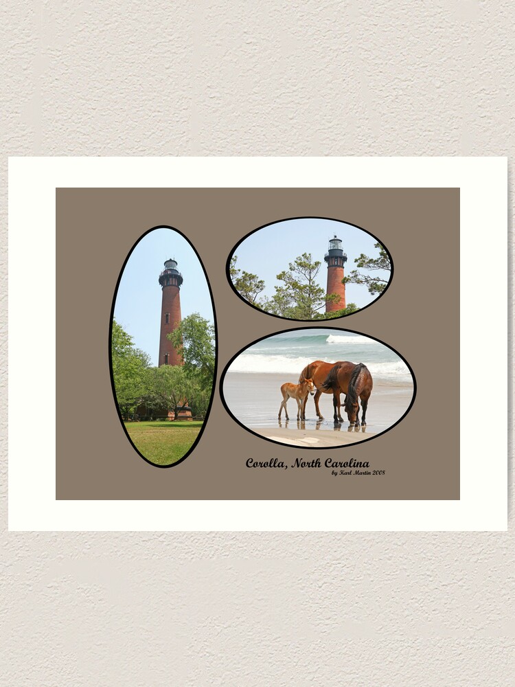 Alternate view of Corolla, NC Art Print