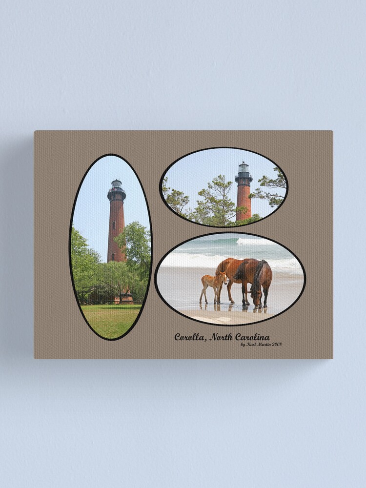 Alternate view of Corolla, NC Canvas Print