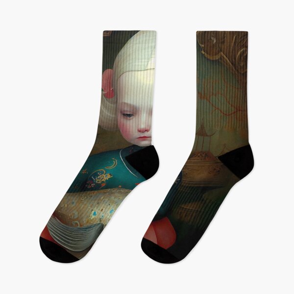 Item preview, Digital Art Portrait: Moody Girl: Misty designed and sold by MTJ-Mushrooms.