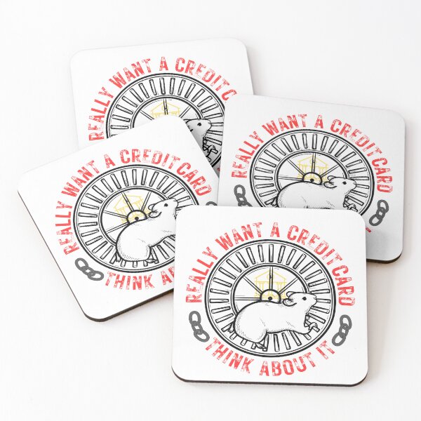 Item preview, The Rat Race "Credit Card Debt" designed and sold by KMRmerchDesigns.